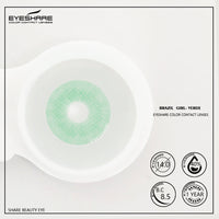 Brazilgirl Verde 14.0mm 1 Pair | 1 Year
