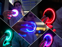 Fidget Spinner Mini Drone LED UFO Type Flying Helicopter Spinner