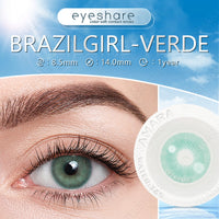 Brazilgirl Verde 14.0mm 1 Pair | 1 Year
