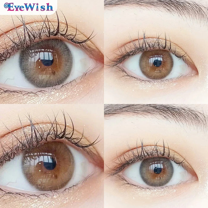 Natural Lenses Contact Lenses for Eyes Beauty 10 Tone Natural Pupil Eye Color lens Yearly Use 14.2/14.5mm OVO