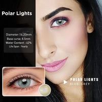 1 Pair Colored Contact Lens Yearly Natural Looking Cosmetic BIO