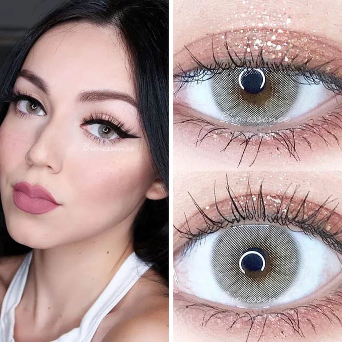 1 Pair Colored Contact Lens Yearly Natural Looking Cosmetic BIO
