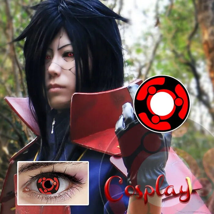 Cosplay Sasuke Eye Colored Contact Lenses Hallowen Lens Makeup