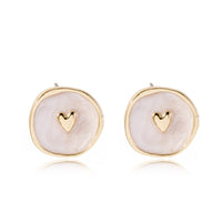 New Fashion Necklace Alloy Drop Oil Love Heart Moon Lightning Necklaces Elegant Cute Round Party Gift Jewelry For Women