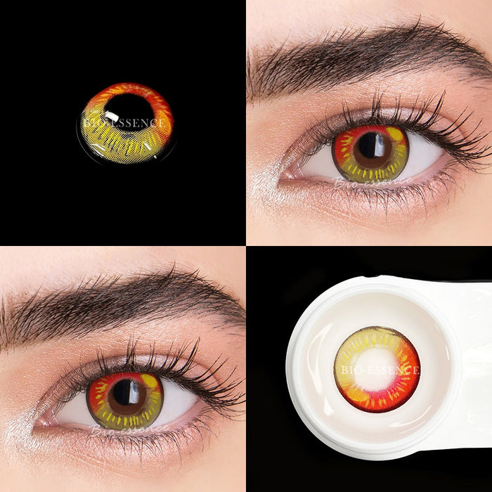 Bio-essence Cosplay Color Contact Lenses for Eye Kitagawa Marin Lense Makima Lenses Power Anime Lenses Hu tao Lenses Pink Lenses