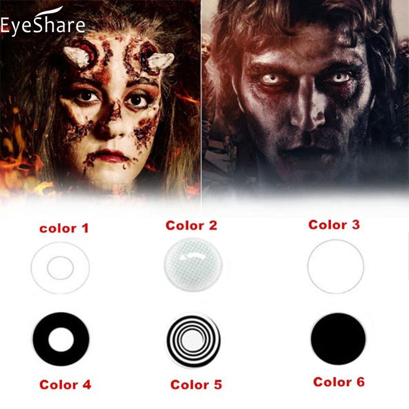 Cosplay Color Contact Lenses PURE Series Makeup Halloween Beauty Contact Lenses Eye Cosmetic Color Lens Eyes