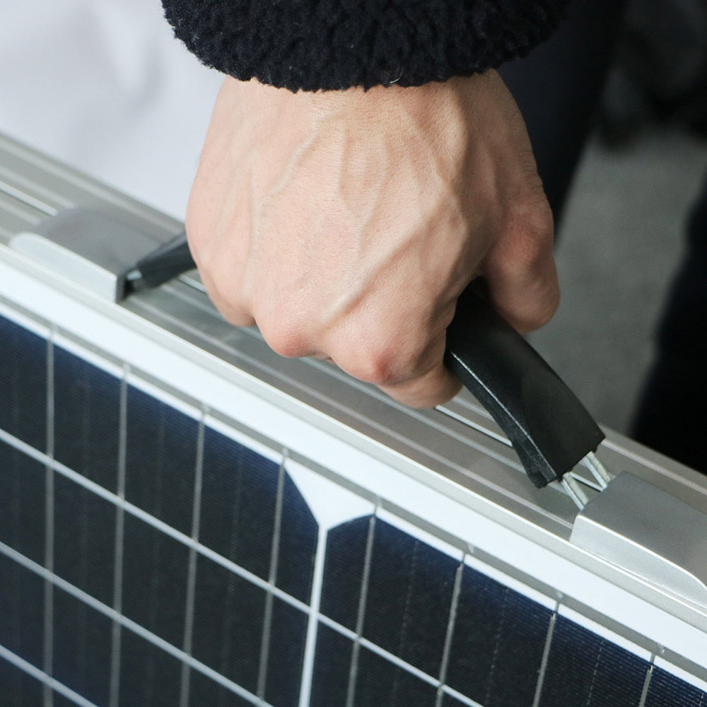 Dokio 100W (2 個 x 50W) 折りたたみ式ソーラーパネル中国 Pannello Solare USB コントローラー太陽電池セル/モジュール/システム充電器