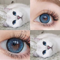 Color Contact Lenses yearly Myopia Lenses with Diopter Enlarge Bright Cosmetic Power Lens Make Up for  Beautiful Eyes YMX