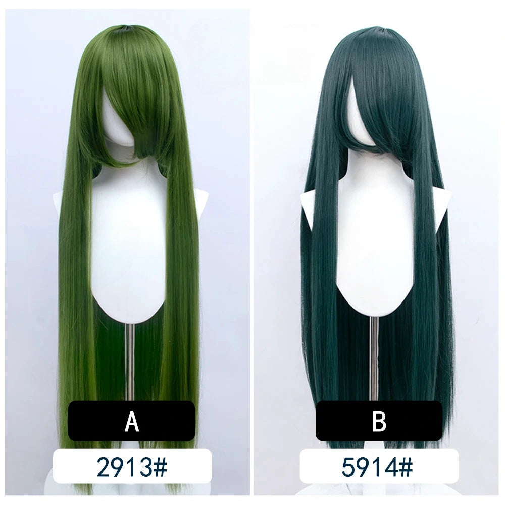 Cosplay Wig Long Fiber synthetic wig Anime Party wigs 44 color 100cm Colourful