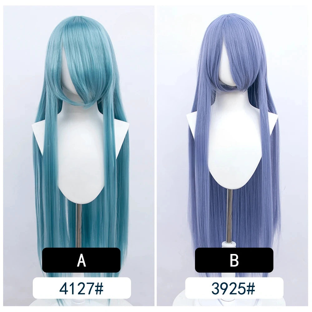 Cosplay Wig Long Fiber synthetic wig Anime Party wigs 44 color 100cm Colourful