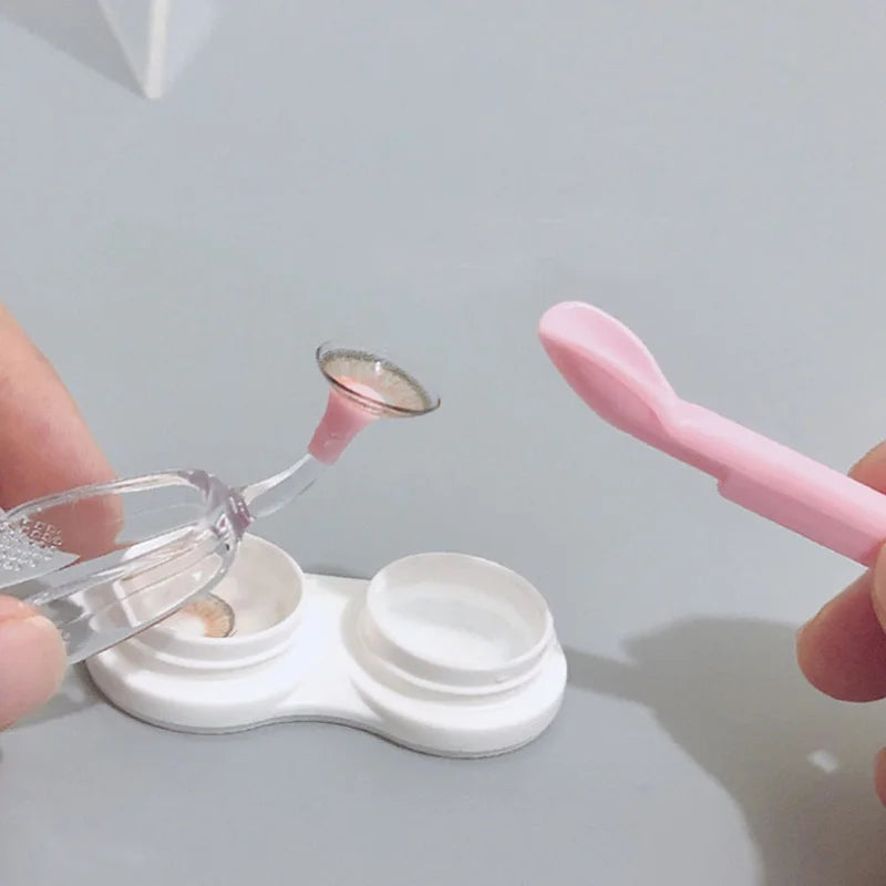 長爪用コンタクトレンズケース コンタクトレンズピンセット 吸盤スティック コンタクトレンズピッカー