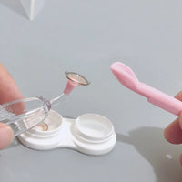 長爪用コンタクトレンズケース コンタクトレンズピンセット 吸盤スティック コンタクトレンズピッカー