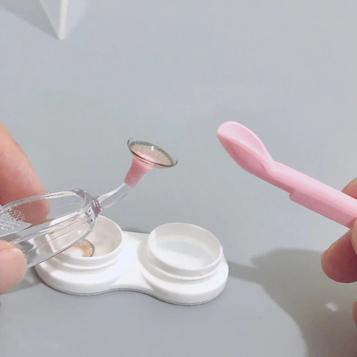 長爪用コンタクトレンズケース コンタクトレンズピンセット 吸盤スティック コンタクトレンズピッカー