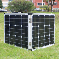 Dokio 100W (2 個 x 50W) 折りたたみ式ソーラーパネル中国 Pannello Solare USB コントローラー太陽電池セル/モジュール/システム充電器