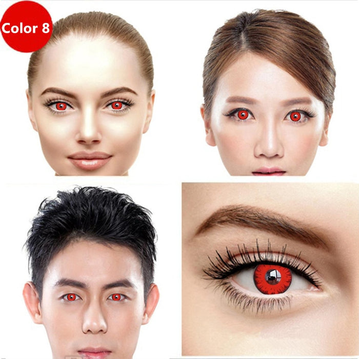 EYESHARE コスプレカラーコンタクトレンズ PURE シリーズ メイクアップ ハロウィン 美容コンタクトレンズ 目元化粧品 カラーレンズ 目