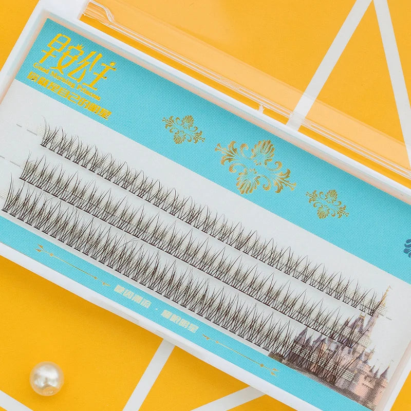 3 Rows Of False Eyeslashes Personal Eyelash Professional Makeup Individual Cluster EyeLashes Grafting Fake Eye Lash Extension