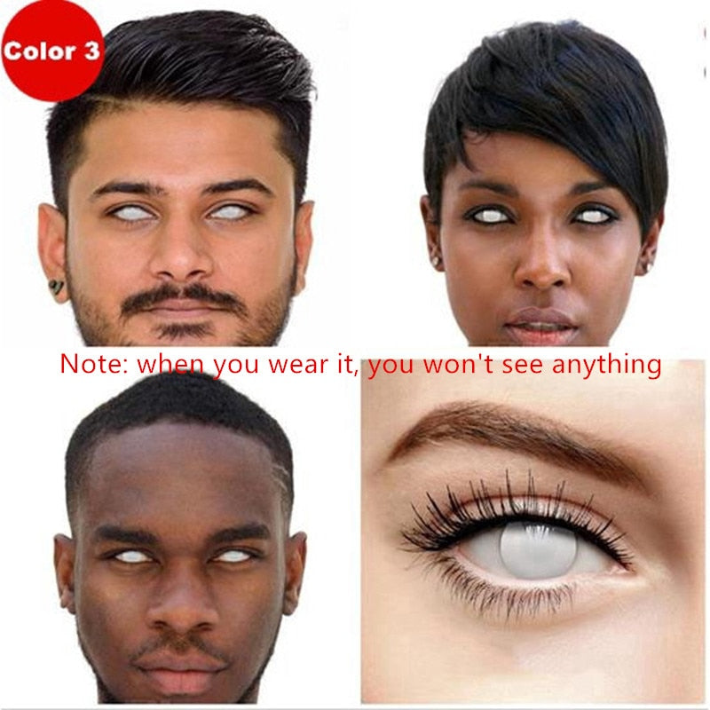 Cosplay Color Contact Lenses PURE Series Makeup Halloween Beauty Contact Lenses Eye Cosmetic Color Lens Eyes