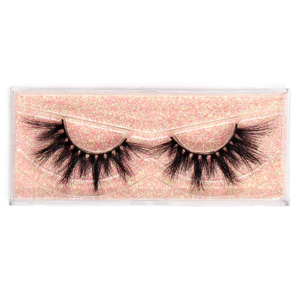 FOXESJI Eyelashes Makeup Mink Lashes 3D Fluffy Cruelty free Natural Mink Lashes Cross Volume False Eyelashes Eyelash Extension