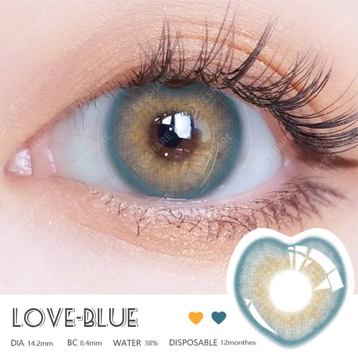 Love Blue 14.2mm 1 Pair | 1 Year