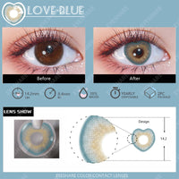 Love Blue 14.2mm 1 Pair | 1 Year