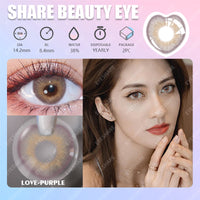 Love Purple 14.2mm 1 Pair | 1 Year
