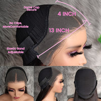 Glueless Wig Human Hair Ready To Wear and Go Preplucked Body Wave Transparent Wigs Without Glue Virgin Swiss Pre Cut Hairline