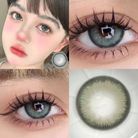 Natural Lenses Contact Lenses for Eyes Beauty 10 Tone Natural Pupil Eye Color lens Yearly Use 14.2/14.5mm OVO