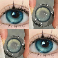 Color Contact Lenses yearly Myopia Lenses with Diopter Enlarge Bright Cosmetic Power Lens Make Up for  Beautiful Eyes YMX