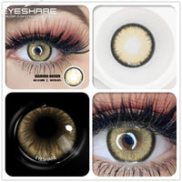 EYESHARE Eye Contacts 1pair DIAMOND Series BLUE Color Lenses Colored Contact Lens Beauty Eyes Cosmetic Eyecontact Contactlen