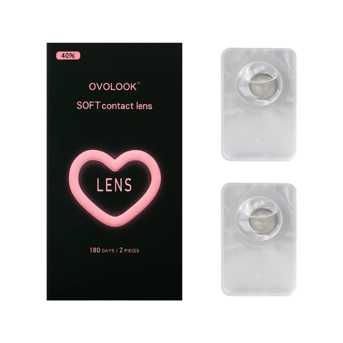 Beauty Lenses for Eyes Color Contact Lenses Natural Comestic Colored Eye Lenses Soft Eye Color Lens OVOLOOK-2pcs/pair 15 Tone