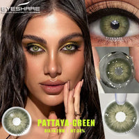 EYESHARE 1Pair Colored Contact Lenses for Eyes Gray Pupis Blue Lens Green Eye Lenses Yearly Fashion Lenses Cosmetic Eye Contacts