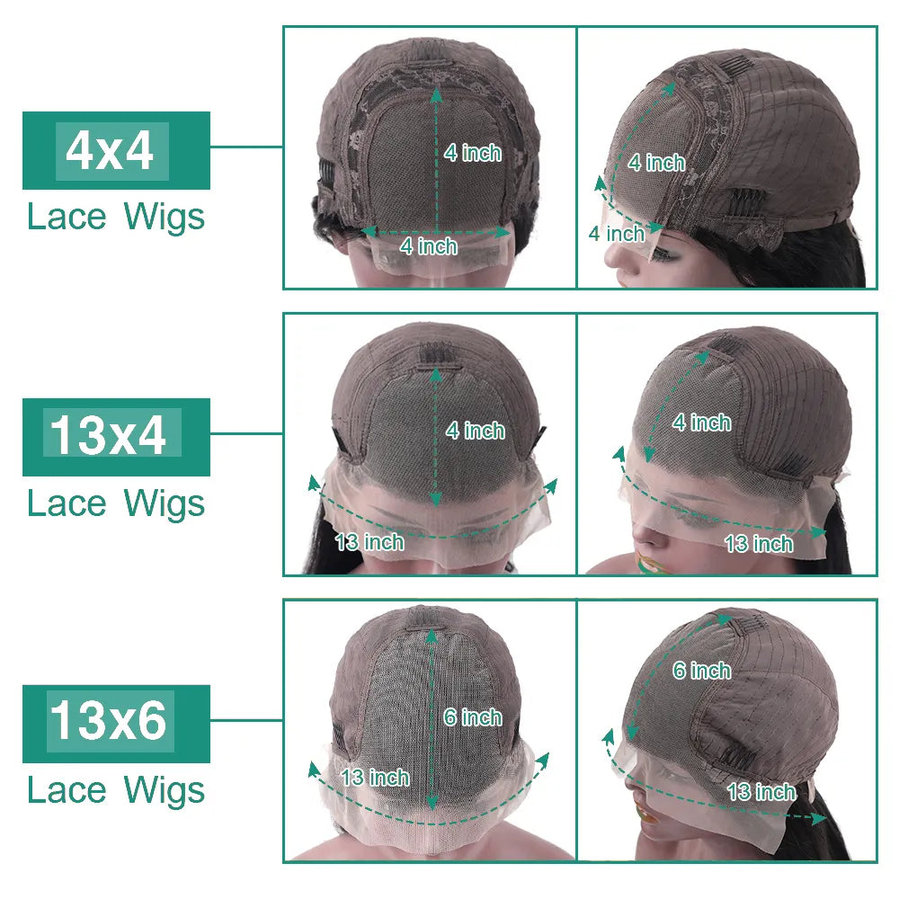 HD Transparent 360 Lace Frontal Wig 13x6 Body Wave Lace Front Human Hair Wigs For Women 32 34 Inch Brazilian 4x4 Closure Wig