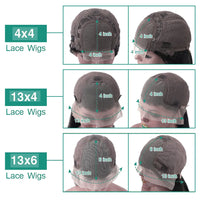 HD Transparent 360 Lace Frontal Wig 13x6 Body Wave Lace Front Human Hair Wigs For Women 32 34 Inch Brazilian 4x4 Closure Wig