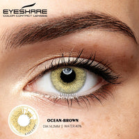 Color Lens Ocean Color Contact Lenses Beautiful Pupil Makeup Contact Lens Yearly Use Cosmetic Beauty Eye Lenses