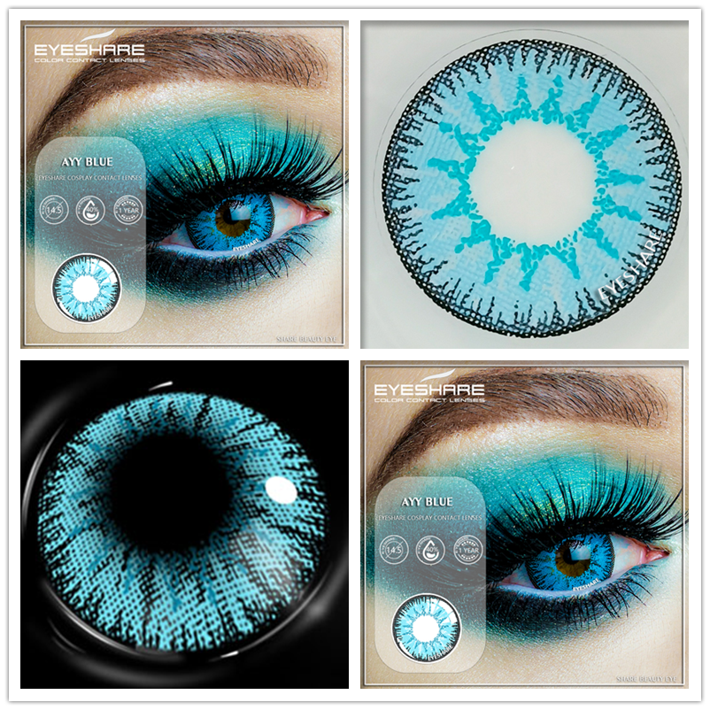 Color Cosplay Contact Lenses Halloween Yearly Eyes