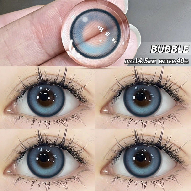 Color Contact Lenses for Eyes Natural Gray Contact Lens Yearly Fashion Beauty Makeup EyeLenses