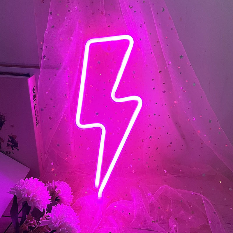 レインボーユニコーンネオン Led ナイトランプ女の子の寝室暖かい夜の光ルーム装飾 3d アクリルテーブルデスクランプギフト