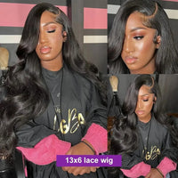 30 40 Inch 220 Density Body Wave Human Hair Wigs Chocolate Brown Lace Front Wig 13x6 Hd Lace Frontal Wig for Black Women Choice
