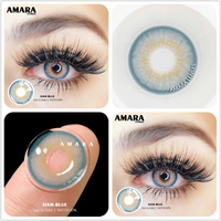 AMARA 1 Pair Color Contact Lenses for Eyes Natural Brown Lenses Beauty Fashion Monet lense Blue Lenses Green Eye Contact