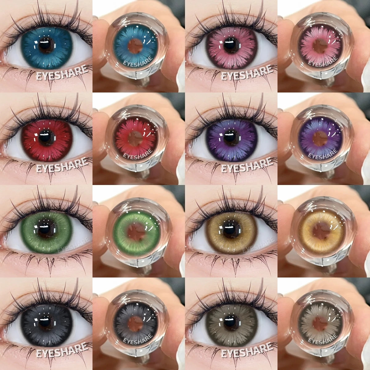 EYESHARE Cosplay Color Contact Lenses Anime Pink Beauty Contact Spring New Style Makeup Red Blue Lenses Yearly Halloween Contact