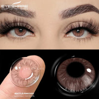 EYESHARE 1 Pair Brown Natural Colored Eye Lenses Gray Fashion Lenses Blue Eye Lens Green High Quality Cosmetics Color Contacts