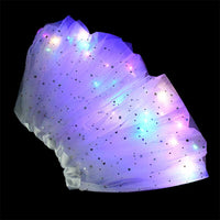 LED Glowing Light Skirts Kids Aldult Girls Princess Tutu Tulle Skirts Dance Miniskirt Costume Cosplay Wedding Party Led Clothing