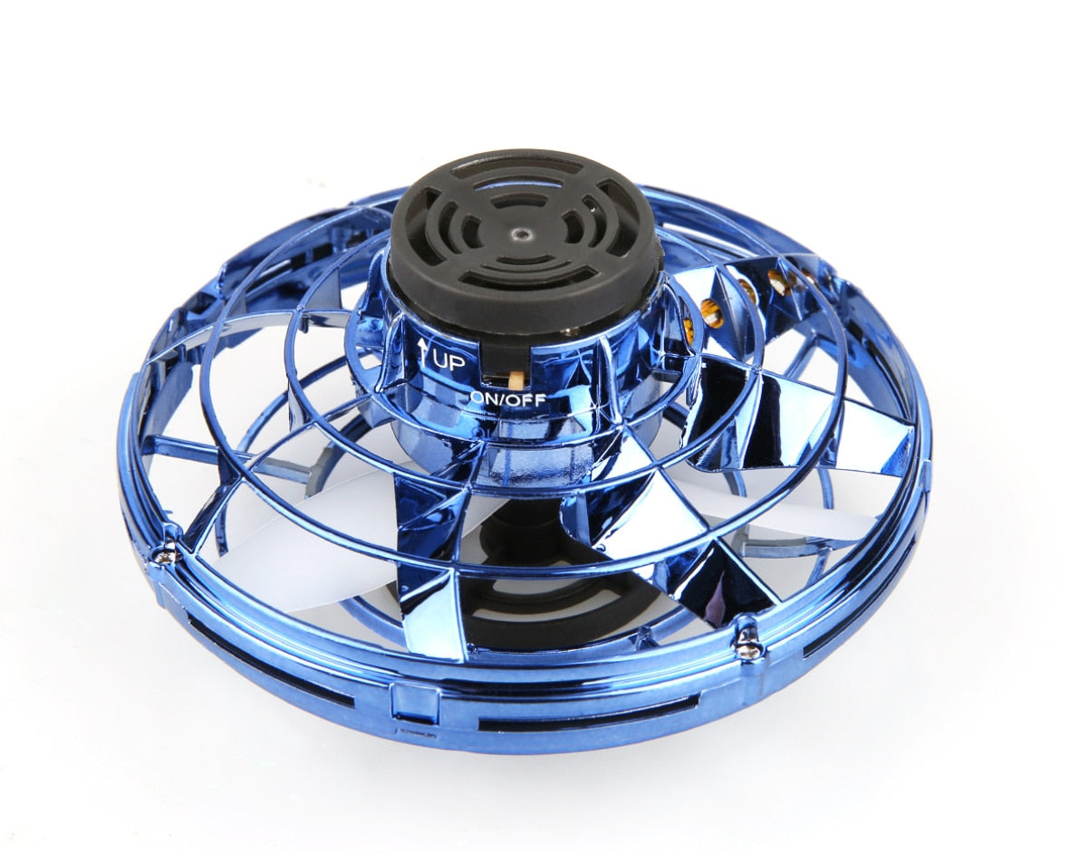 Fidget Spinner Mini Drone LED UFO Type Flying Helicopter Spinner