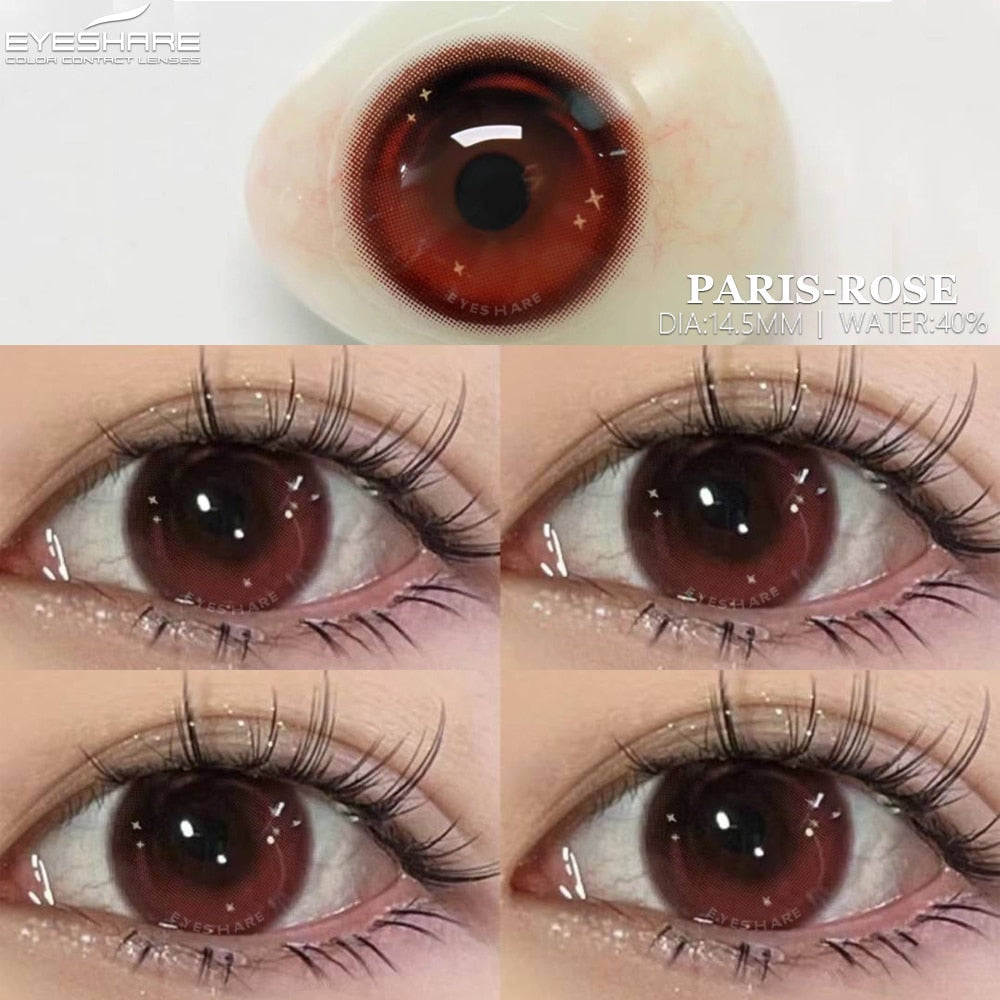 Color Contact Lenses for Eyes Natural Gray Contact Lens Yearly Fashion Beauty Makeup EyeLenses