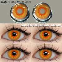 EYESHARE 1 Pair Halloween Colored Contact Lenses for Eyes Cosplay White Crazy Contact Lenses Anime Blue Eye Lenses Black Lenses