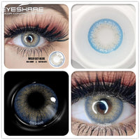 EYESHARE Eye Contacts 1pair DIAMOND Series BLUE Color Lenses Colored Contact Lens Beauty Eyes Cosmetic Eyecontact Contactlen