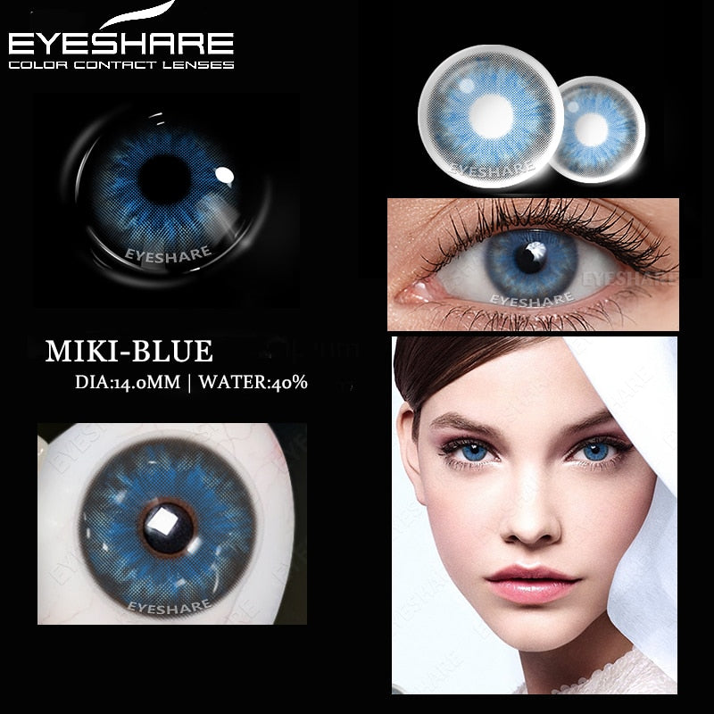 AMARA 1 Pair Color Contact Lenses for Eyes Natural Brown Lenses Beauty Fashion Monet lense Blue Lenses Green Eye Contact