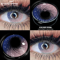 EYESHARE Eye Contacts 1pair DIAMOND Series BLUE Color Lenses Colored Contact Lens Beauty Eyes Cosmetic Eyecontact Contactlen