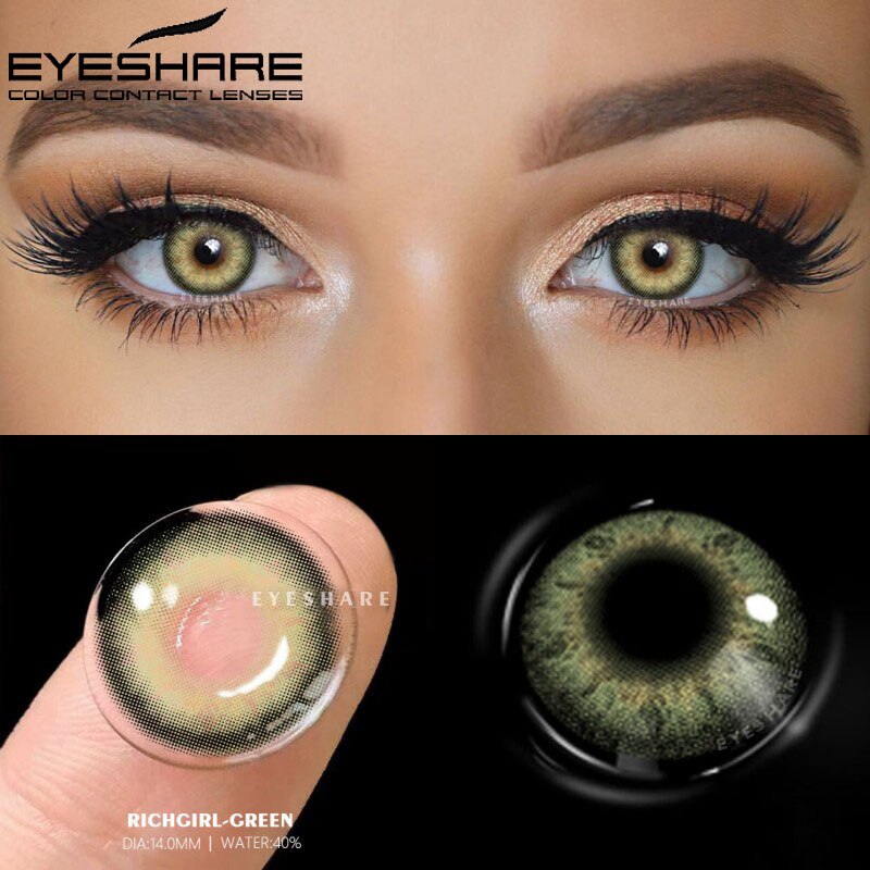 2pcs Contact Lenses Brown Contact Lenses Beautiful Pupil Natural Contact Lenses