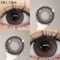 Color Contact Lenses yearly Myopia Lenses with Diopter Enlarge Bright Cosmetic Power Lens Make Up for  Beautiful Eyes YMX